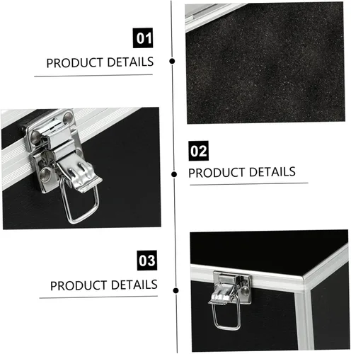 Vista 8 de Manija antideslizante portátil de la caja de las piezas del marco de la aleación de aluminio