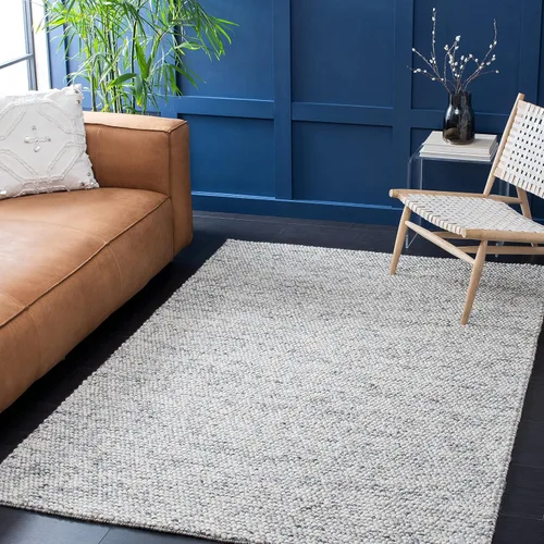 Vista 23 de SAFAVIEH Natura Collection - Alfombra decorativa, 2 x 3 pies, color beige, mezcla de lana hecha a mano, diseño texturizado, ideal para pasillo