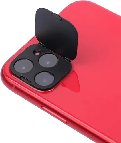 Vista 9 de Funda para lente de cámara de teléfono compatible con iPhone 11, protector de lente de cámara para proteger la privacidad y la seguridad, adhesivo