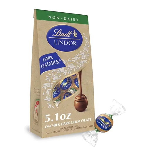 Vista 8 de Lindt Lindor - Trufas de chocolate extra oscuro 60 %, caramelo de chocolate negro con centro de trufa suave y derretida, ideal para regalar, 5.1