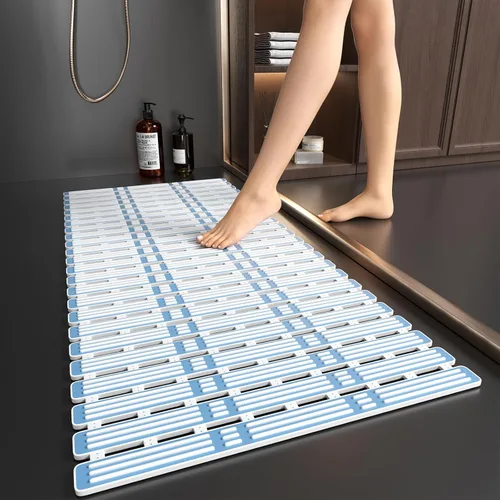 Vista 16 de XIYUNTE Tapete de Ducha Antideslizante para Bañera - 27 X 16 Pulgadas Tapete de Bañera TPE Tapetes de Ducha Antideslizantes para Interior de Ducha