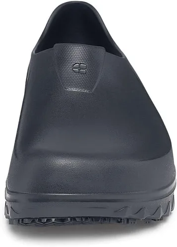 Vista 2 de Shoes for Crews Unisex Slip-Resistant Work Clogs - Comfortable, Non-Slip Work Shoes for Men & Women in Food Service, Healthcare, Hospitality - Negro
