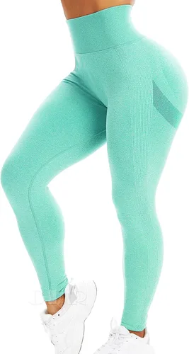 Vista 3 de CFR Leggings de entrenamiento para mujer cintura alta levantamiento de glúteos control de abdomen gimnasio deporte fitness mallas