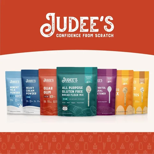 Vista 8 de Judee's - Almidón de patata sin modificar - Polvo de almidón para cocinar y empanar - Sustituto de harina para hornear sin gluten - Polvo resistente