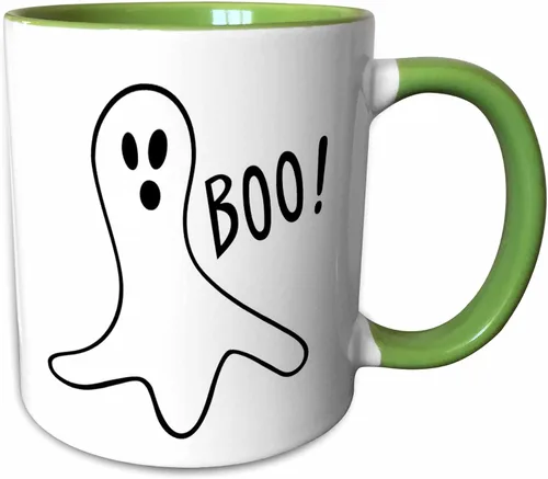 Vista 8 de 3dRose Patricia Sanders Creations - Halloween Boo Ghost - Tazas (mug_27865_4)