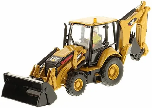 Vista 3 de Diecast Masters Caterpillar 420F2 IT Retroexcavadora, amarillo 85233 - Escala 1/50 modelo fundido a troquel coche de juguete