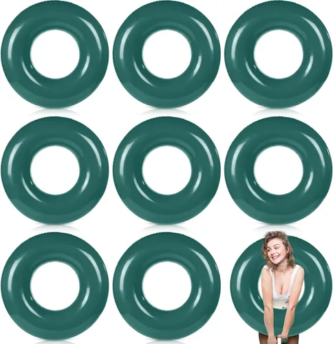 Vista 13 de Gemscream 8 flotadores inflables para piscina, tubo de piscina de 36 Amarillo
