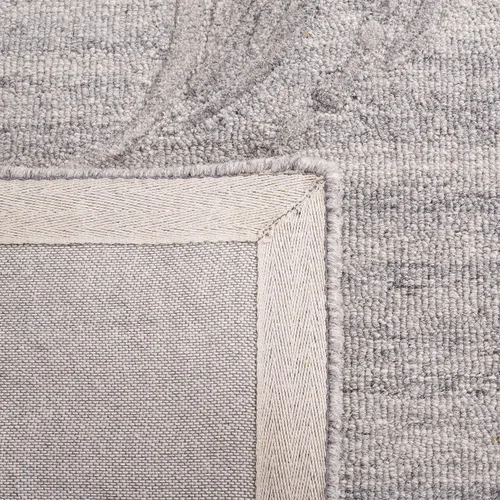 Vista 8 de SAFAVIEH Jardin Collection - Alfombra de área de 5 x 8 pies, gris, lana hecha a mano, ideal para zonas de alto tráfico en sala de estar, dormitorio