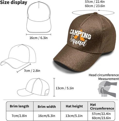 Vista 4 de Golf hat Tent Camping Squads Trucker hat Men Happy dad hat Gifts for Her Summer Hat
