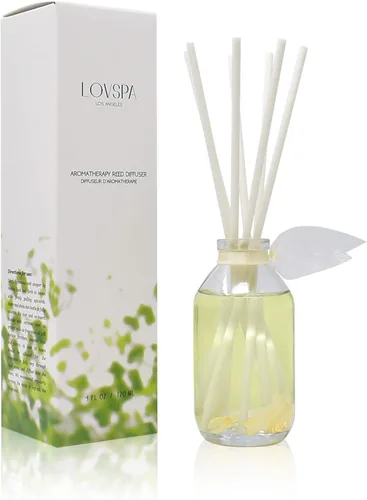 Vista 14 de Set de difusor de cañas, difusor de aceite perfumado con aroma a ámbar romántico y varillas, accesorios de fragancia para el hogar para decorar