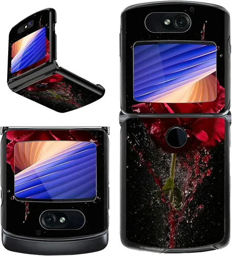 Vista 21 de Rossy Funda para Motorola RAZR 5G, para Moto RAZR 5G, funda delgada y ligera de policarbonato duro a prueba de golpes para Motorola Moto RAZR 5G