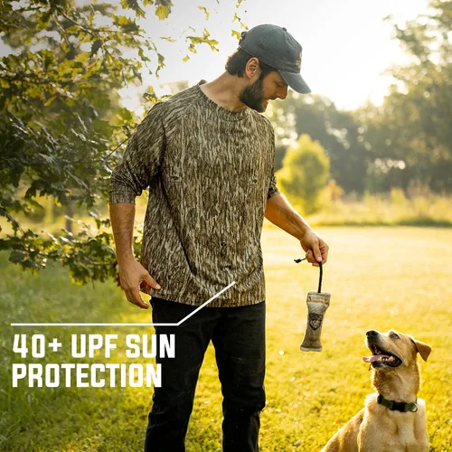Vista 6 de Mossy Oak Camisas de caza de manga larga y con camuflaje para hombre