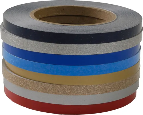 Vista 2 de Linear Designs Premium 1/4" X 50' Cinta adhesiva automotriz de rayas finas - Oro metálico otoñal