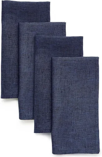 Vista 67 de Solino Home Athena - Juego de 4 manteles individuales cuadrados de lino natural claro de 14 x 14 pulgadas, manteles individuales 100 % lino puro