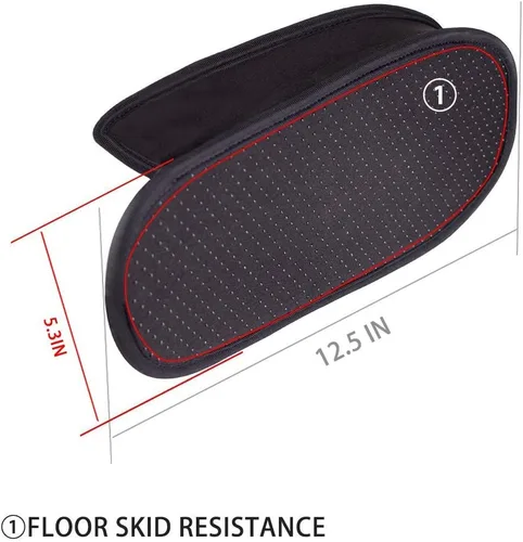Vista 3 de Dispositivos de terapia de luz roja LED de 660 nm y 880 nm de luz infrarroja cercana, pantuflas para alivio del dolor de pies, dispositivo