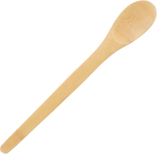 Vista 9 de BambooMN Juego de utensilios de bambú orgánico, espátula, cuchara, pinzas - 8 piezas