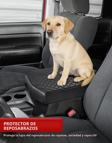 Vista 4 de KBH Funda para reposabrazos de consola central para Toyota Tundra 2007-2013, Sequoia 2008-2022, protector de tapa de consola central, accesorios