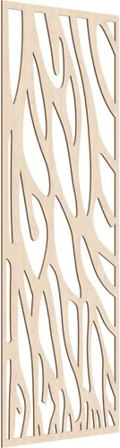 Vista 118 de 9 3/8"W x 24 3/8"H x 1/4"T Bristol Decorativos Paneles de Pared de Madera Calado, Cereza