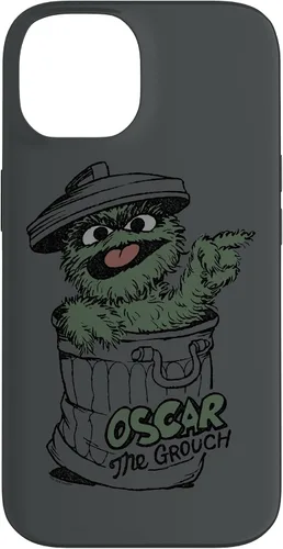 Vista 4 de Funda para iPhone 14 Pro Max Sesame Street Oscar Early Grouch