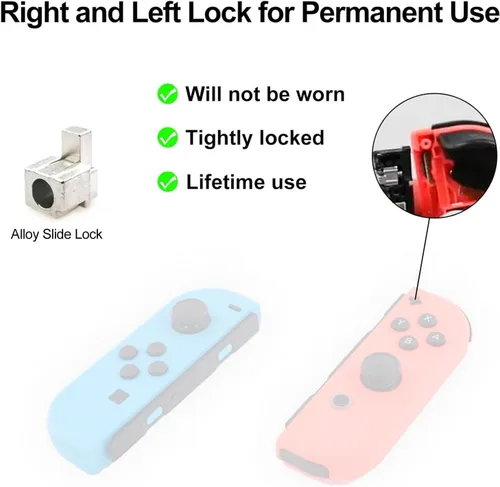 Vista 3 de EEEKit Joystick Replacement for Joycon, 3D Analog Thumb Stick Repair Kit for Switch, Switch Lite and OLED, 68PCS