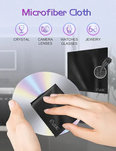 Vista 11 de Elook Limpiador de reproductor de CD, disco de limpieza de lentes láser