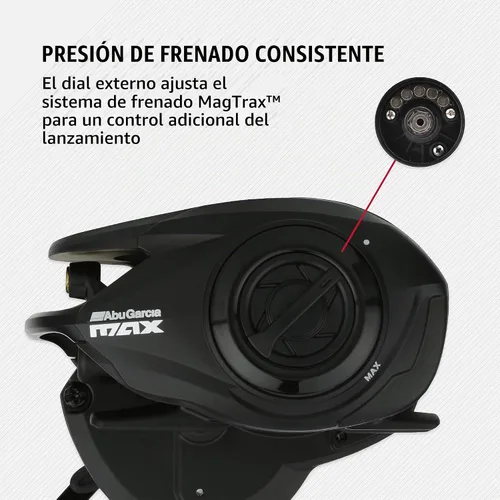 Vista 6 de Abu Garcia Max SX Winch - Carrete de pesca de bajo perfil
