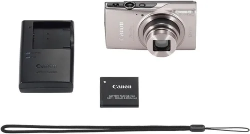 Vista 4 de Canon PowerShot - Cámara digital ELPH 360 HS A (plateado), sensor CMOS de 20.2 MP, zoom óptico de 12x y Wi-Fi integrado, compacto de apuntar