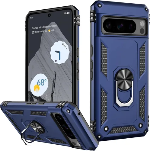 Vista 106 de LUMARKE para Google Pixel 3A XL - Funda con protector de pantalla, funda protectora grado militar probada contra caídas de 16 pies con soporte