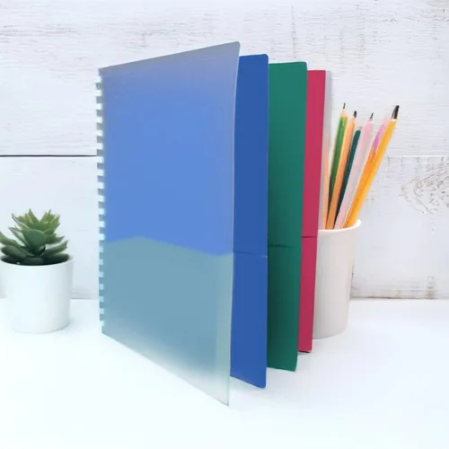 Vista 8 de School Smart Organizador de proyectos de 8 bolsillos, polipropileno, multicolor, 1 unidad (paquete de 1)