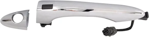 Vista 174 de TRQ Manija de puerta exterior delantera derecha cromada para el lado del pasajero compatible con Chrysler 300 Dodge Journey 2011-2020