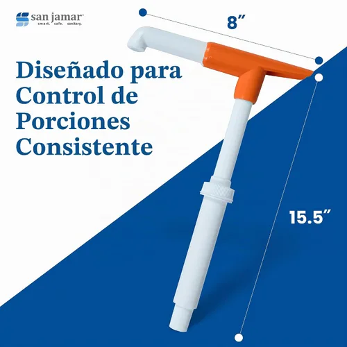 Vista 5 de Kit de bomba y mega bomba con 6 piezas San Jamar P7410
