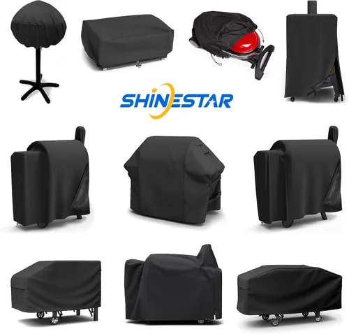 Vista 8 de SHINESTAR Cubierta de Parrilla Empotrada de 33'' para DCS, Jenn-Air, Bull, Napoleon, Coyote y Weber, Cubierta Superior de Parrilla de Isla