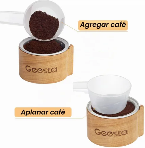Vista 7 de GEESTA Kit de sellos de papel de aluminio reutilizables compatible con cápsulas Nespresso Vertuoline