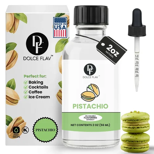 Vista 27 de Dolce Flav Extracto Natural de Anís – 1 Galón Soluble en Aceite Kosher, Sin Azúcar, Aromatizante Concentrado de Anís de Regaliz para Hornear