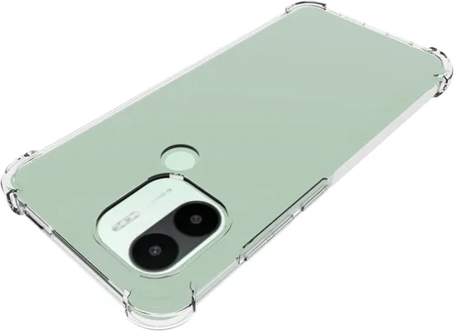 Vista 4 de USTIYA Funda para Xiaomi Redmi A1+A1 Plus Clear TPU Cuatro Esquinas Cubierta Protectora Transparente Suave Funda