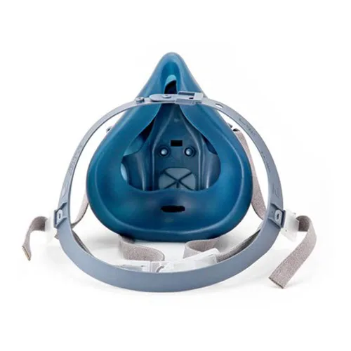 Vista 3 de 3M Safety 142-7503 7500 Series - Respirador reutilizable de media cara, azul oscuro, grande