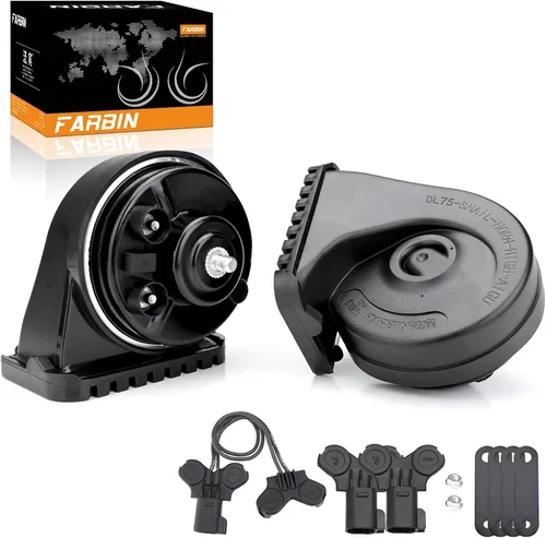 Vista 13 de FARBIN Bocina de Reemplazo para Bocina de Auto Ford Compatible con Ford f150 f250 focus con Convertidor de Enchufe 1 a 2
