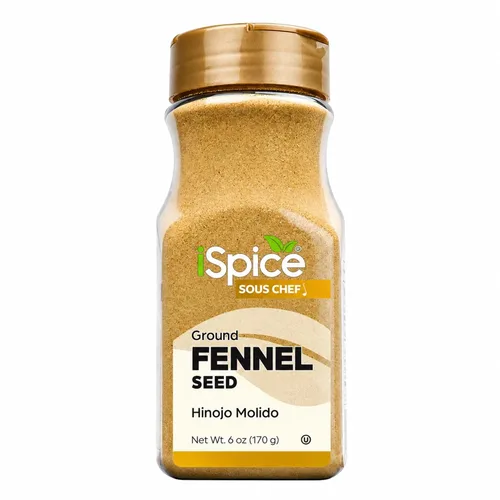 Vista 3 de iSpice - POLVO DE SEMILLA DE HINO MOLIDO 6oz (170g) (Molido)