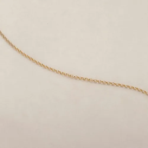 Vista 4 de Gelin Pulseras de cadena Rolo ajustable en oro macizo de 14 quilates