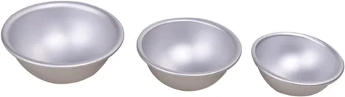 Vista 2 de 6pcs moldes para hornear caseros cuerpo lavado bañera metal acero inoxidable