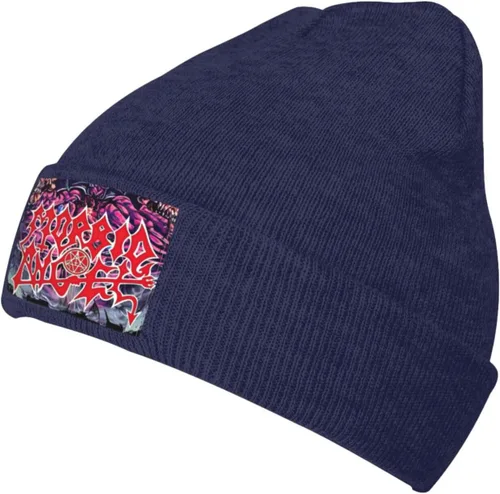 Vista 8 de Gorros para hombre y mujer Gorros básicos unisex con puños de calavera de punto, sombrero de invierno clásico para dormir, para senderismo