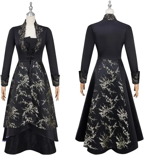 Vista 2 de Weixu Disfraz de bruja para mujer de Vengerberg, uniforme de lujo, disfraz de Halloween