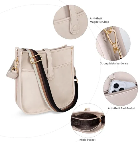 Vista 5 de Montana West Crossbody Bag for Women Trendy Bucket Purses and Handbags Hobo Shoulder Bags