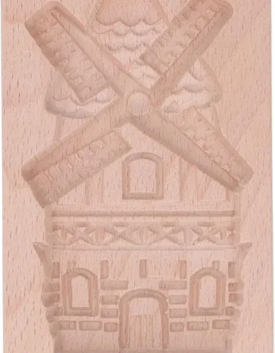 Vista 7 de Fdit Molde De Madera De Haya Para Galletas Galletas Crisp Lavable Biscuit Press Sello Para Cocina, Hornear (Molde De Madera De Haya)