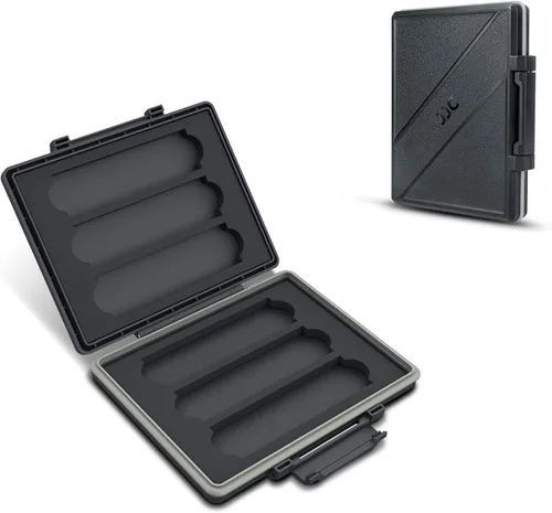 Vista 10 de Funda de disco duro de 2 ranuras para SSD de 2.5 pulgadas, caja de protección de almacenamiento de disco duro de estado sólido, resistente al agua