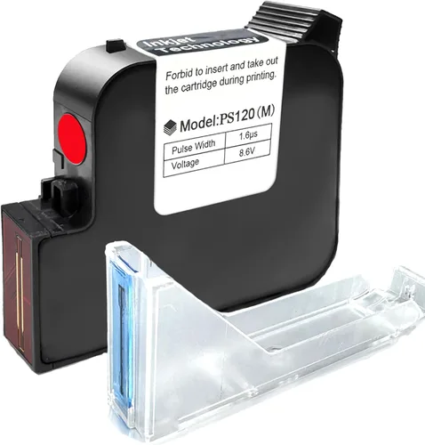 Vista 12 de Phezer Cartucho de tinta solvente de secado rápido original de repuesto PS100 impresora de inyección de tinta portátil y mini impresora de inyección