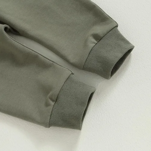 Vista 6 de FYBITBO Conjunto de sudadera de manga larga y pantalones deportivos para bebé niño