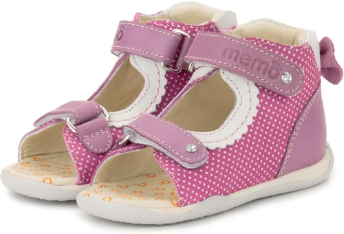 Vista 9 de Memo Mini Baby Girl First Walker - Sandalia ortopédica de piel antideslizante
