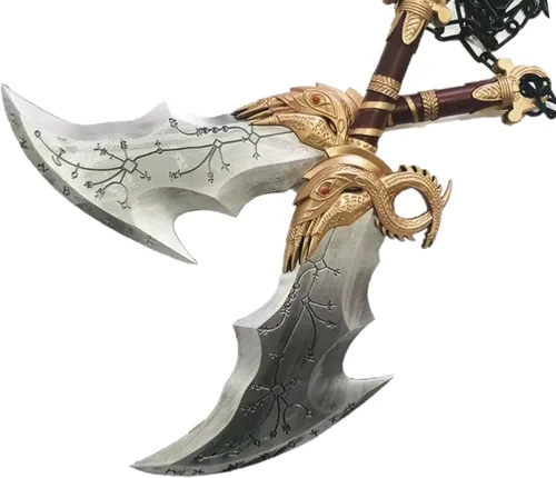Vista 5 de Cuchillas medievales de 17 pulgadas totalmente mejoradas de la espada de espuma del caos para cosplay, réplica 1:1