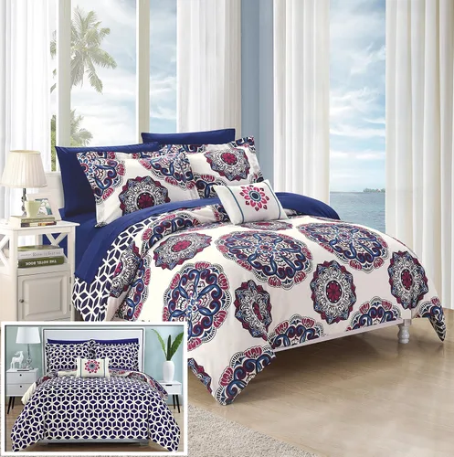 Vista 11 de Chic Home Barcelona - Juego de edredón reversible